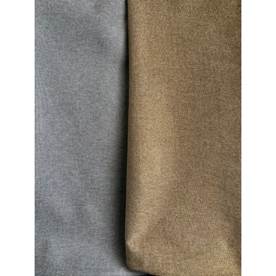 Blackout gordijnen 100 procent verduisterend linnenlook taupe