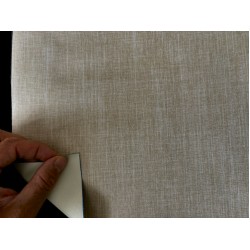 Blackout gordijnen licht beige/geel linnenstructuur – 100% verduisterend op maat