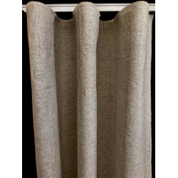 Blackout gordijnen licht groen/grijs linnenstructuur – 100% verduisterend op maat