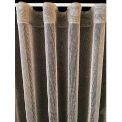 Franklin Vitrage Gordijn Taupe – Kamerhoog, Luxe & Op Maat