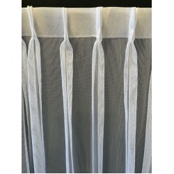 Franklin Vitrage Wit XXL 330 cm Hoog – Extra Hoge Naadloze Gordijnen Op Maat