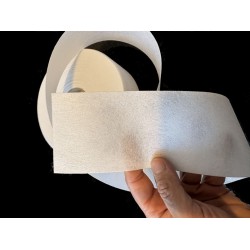 Gordijnband 77 mm vlieseline