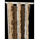 Jacquard Satijn Verduisterende Gordijnen – 2-Tone Design taupe