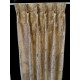 Gordijnen velours beige met goud