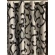 Jacquard Satijn Verduisterende Gordijnen – 2-Tone Design-zwart-grijs