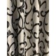 Jacquard Satijn Verduisterende Gordijnen – 2-Tone Design-zwart-grijs