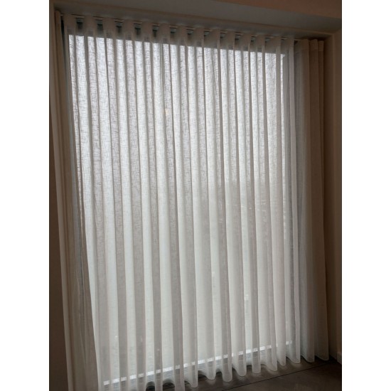 Inbetween gordijnen linnenlook beige