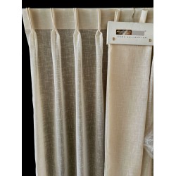 Inbetween gordijnen linnenlook beige