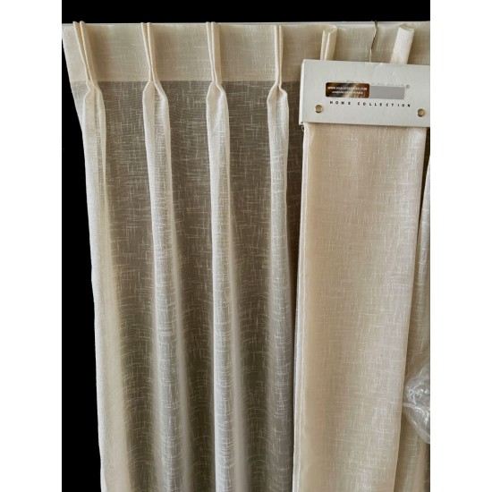 Inbetween gordijnen linnenlook beige