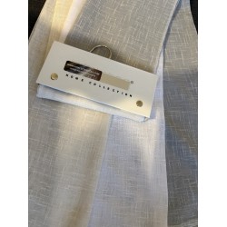 Linnenlook vitrage wit