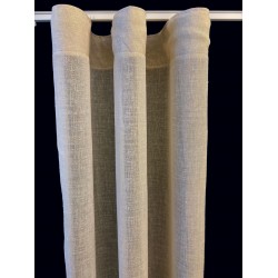 Inbetween Vitrage Gordijnen Natuurlook Oslo Beige 