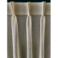 Linnenlook Vitrage Beige – Luxe Natuurlijke Look €9,95 p/m