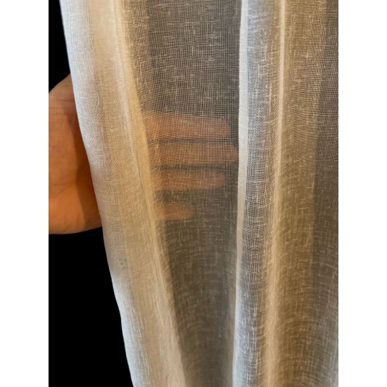 Linnenlook Vitrage Beige – Luxe Natuurlijke Look €9,95 p/m