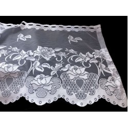 Valletje roos wit 40 cm hoog