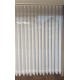 Effen vitrage Franse voile wit 