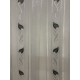 Vitrage Wit met Zwart Zilver Nieuwe Design – Jacquard Voile 