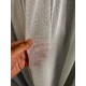 Vitrage Gordijnen Shimmer Ivoor Creme – Kamerhoog 280 cm met Loodveter
