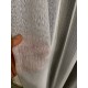 Vitrage Gordijnen Shimmer Wit – Kamerhoog 280 cm met Loodveter
