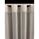 Vitrage Gordijnen Shimmer Wit – Kamerhoog 280 cm met Loodveter